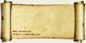 Jagodinka Belić vizit kartica